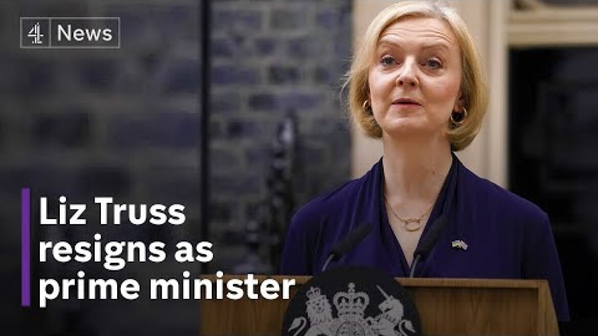 Liz Truss resigns as Prime Minister