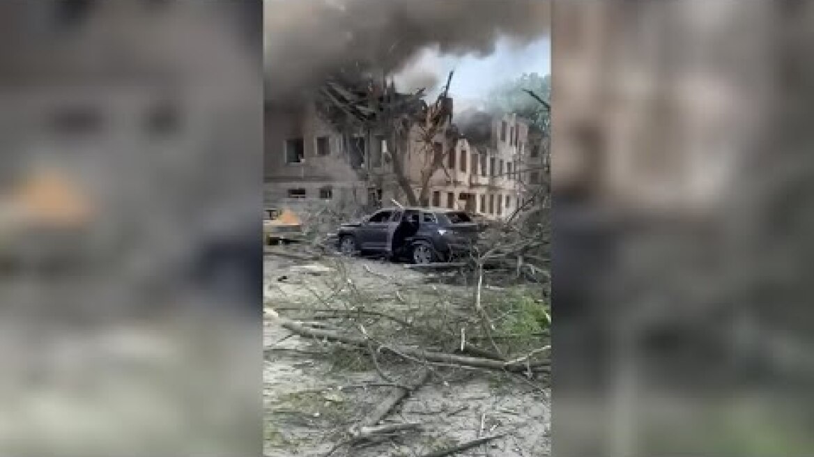 Varios heridos en un ataque de Rusia contra un hospital de Dnipró