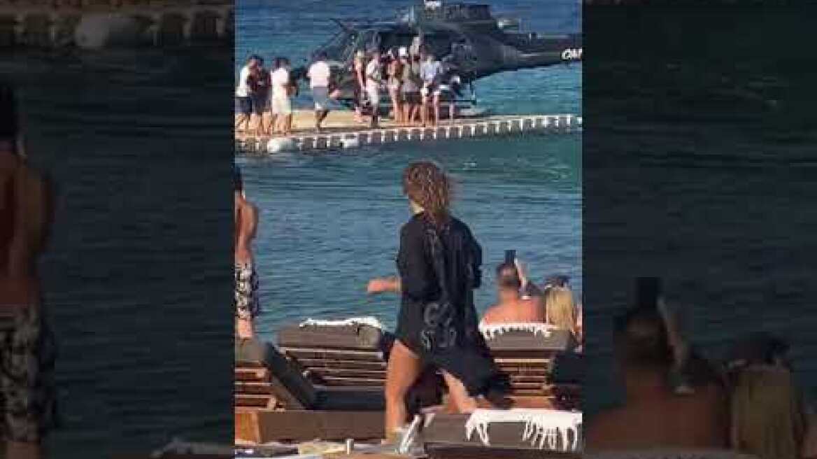 Η απόβαση Γερμανού πολυεκατομμυριούχου στον Πάνορμο με το ελικόπτερο των 2 εκατ. ευρώ