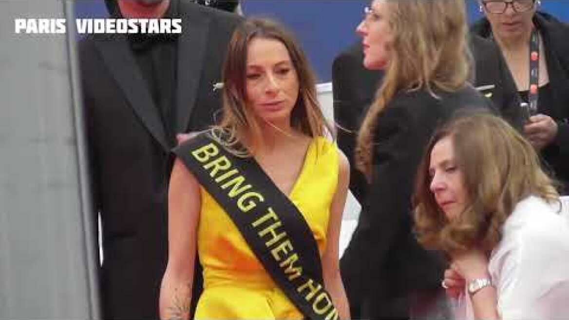 Laura Blajman-Kadar rescapée du massacre du 7 octobre @ Cannes 15 mai 2024 Film Festival