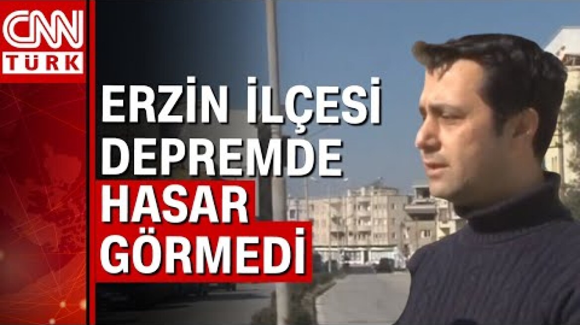 Depremde hiç bina yıkılmayan Erzin ilçesinin belediye başkanı konuştu