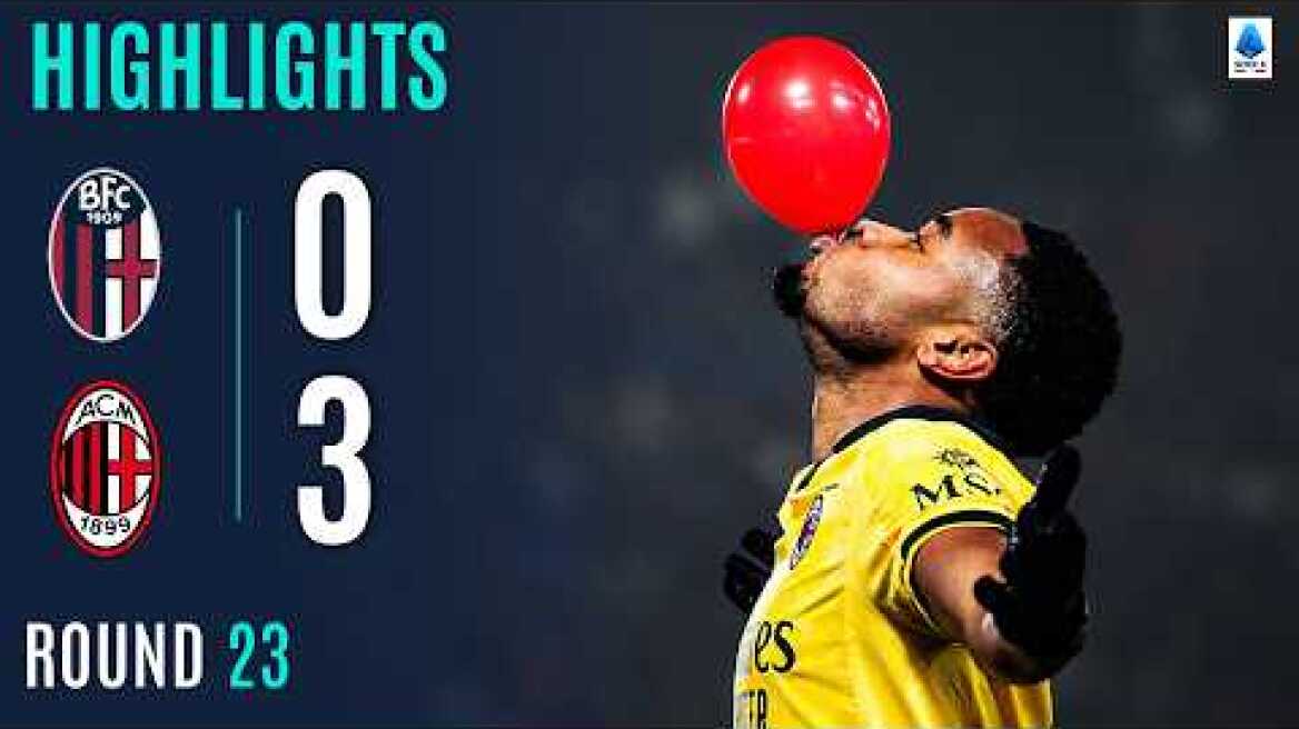 BOLOGNA-MILAN 0-3 | HIGHLIGHTS | Nkunku Form Continues as Rossoneri Claim Win | Serie A 2025/26