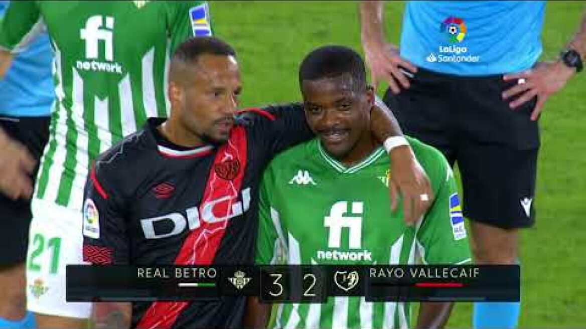 Resumen de Real Betis vs Rayo Vallecano (3-2)