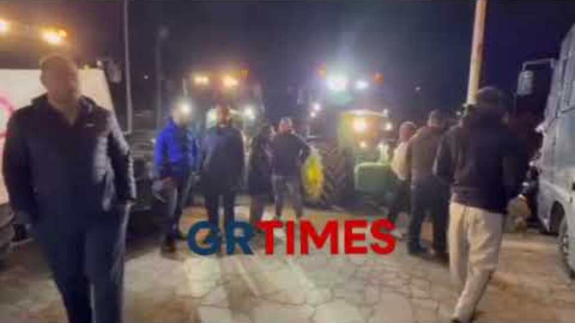 Την Εθνική οδό επιχείρησαν να κλείσουν οι αγρότες στα Μάλγαρα