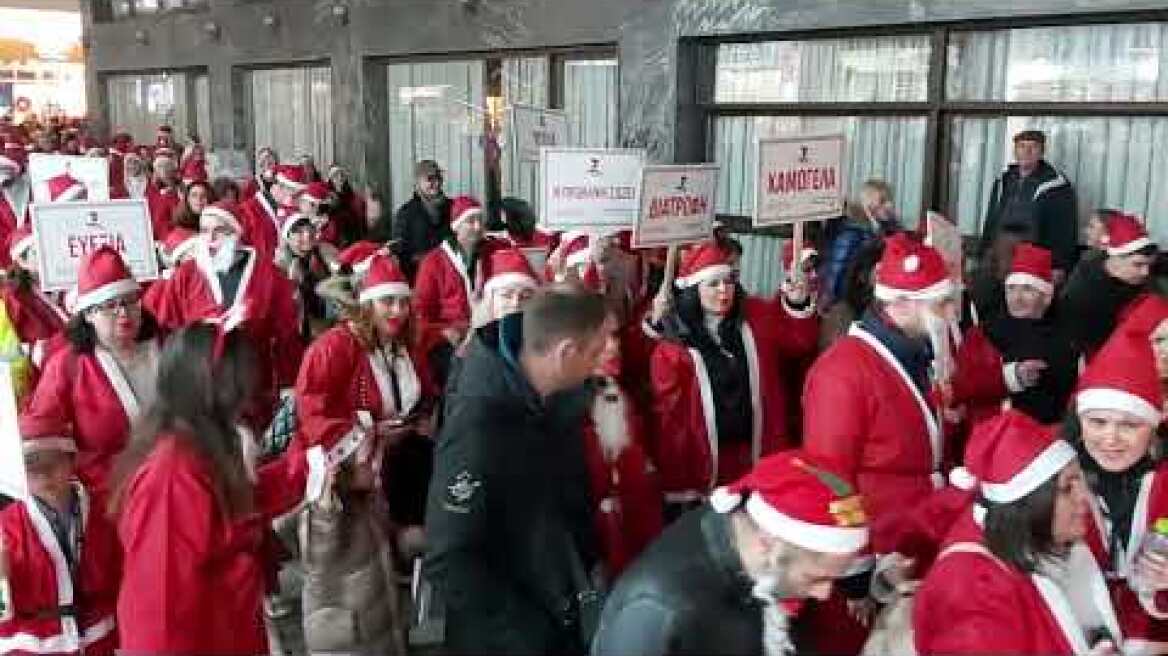 Santa Run στο κέντρο της Λάρισας 2