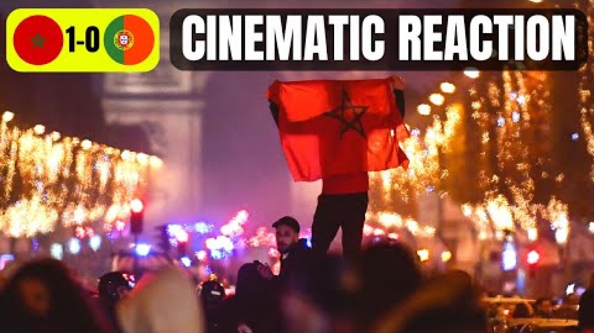 EPIC MOROCCO FANS CELEBRATE after Morocco1-0 Portugal (Peter Drury Commentary)