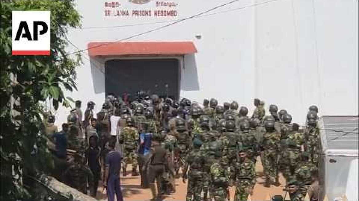 At least 25 dead, over 100 injured in prison clashes in Sri Lanka