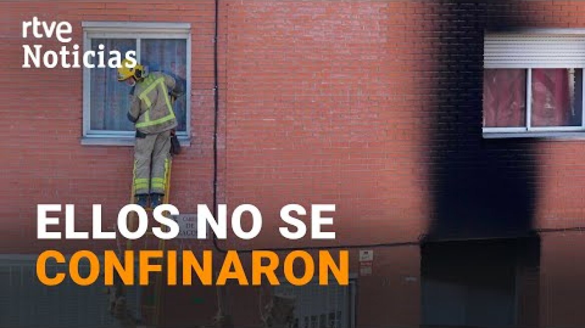 RUBÍ (BARCELONA): TRES MUERTOS al INTENTAR HUIR de un BLOQUE de VIVIENDAS en LLAMAS | RTVE