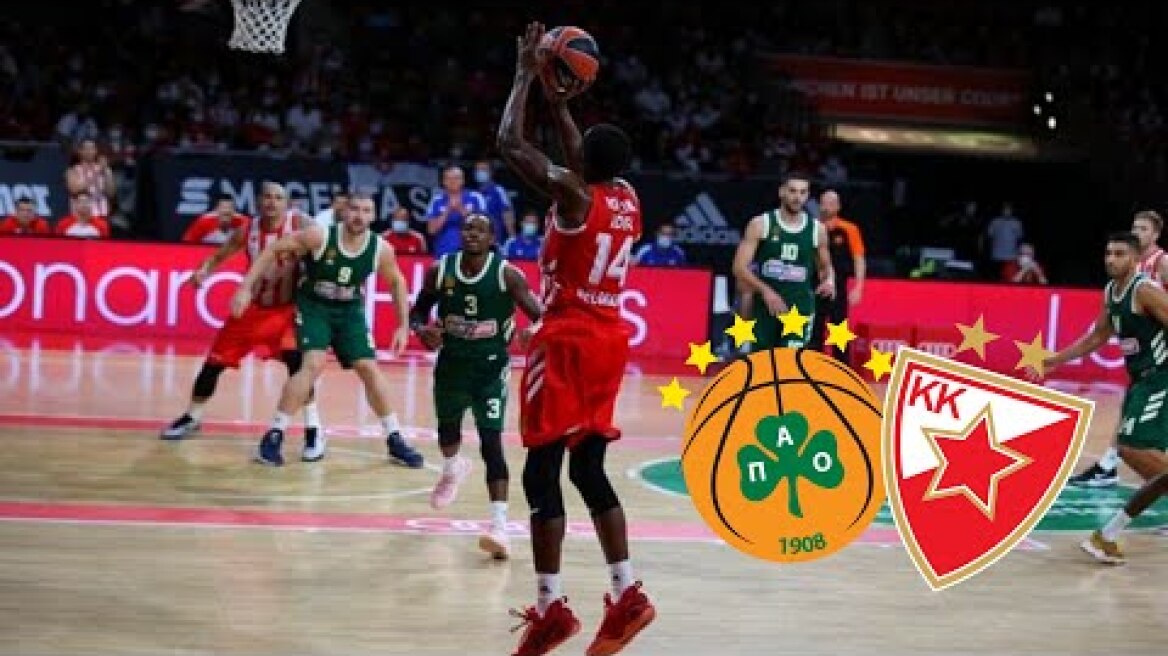 Παναθηναϊκός - Ερυθρός Αστέρας 55-83 (Φιλικός Αγώνας - 11/9/2021)