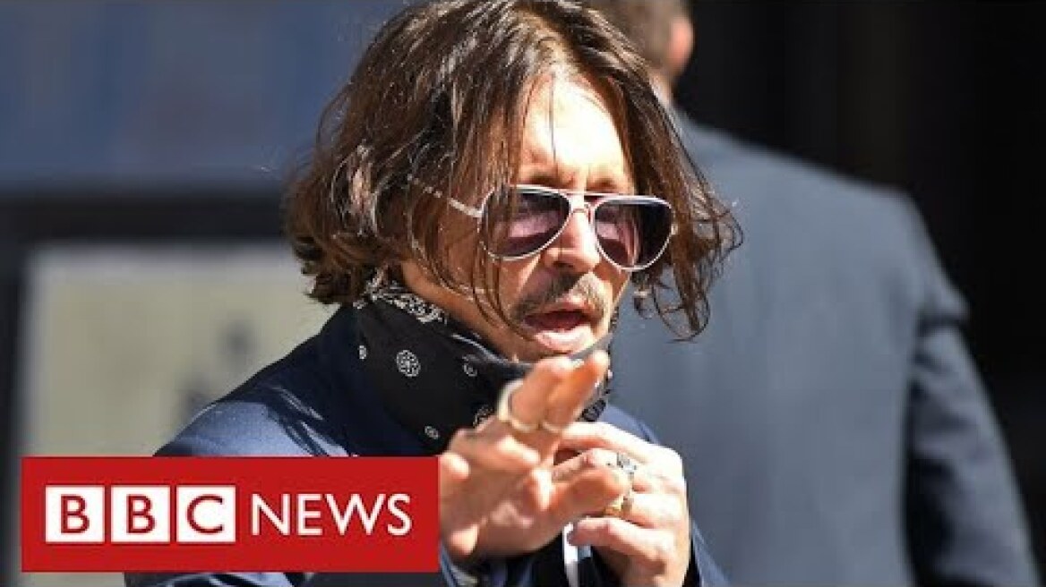Johnny Depp denies “destructive and violent behaviour” at High Court in London - BBC News