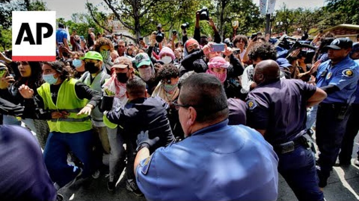 Netanyahu condemns pro-Palestinian protests at US colleges