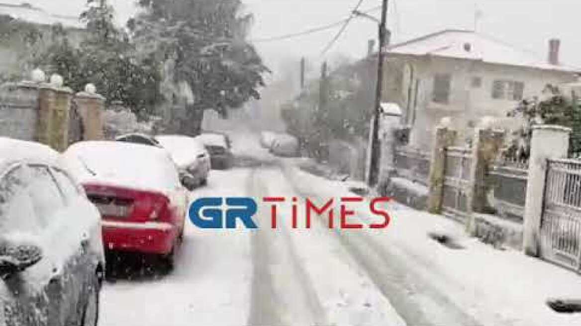 Χιόνια στον. Χορτιάτη - GRTimes.gr
