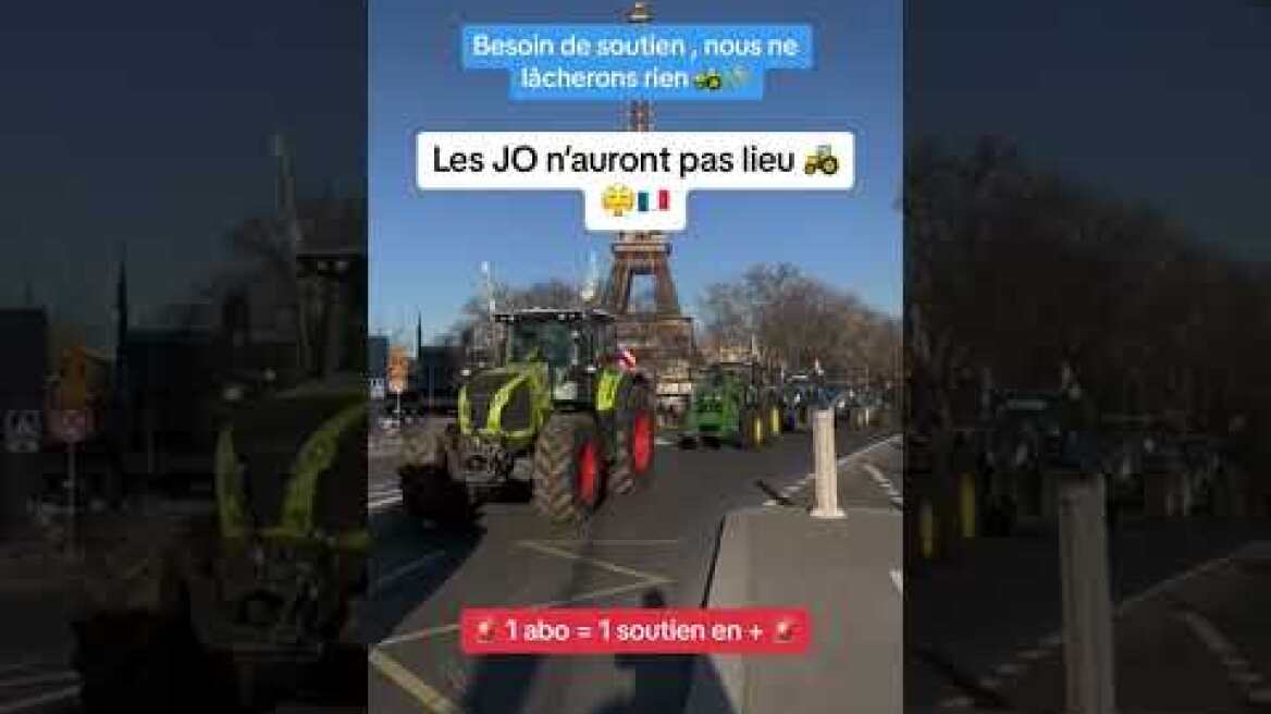 Agriculteurs a Paris ont lâche rien 🧑‍🌾 #agriculteur #agriculture #france #paris