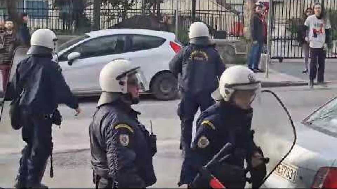 Μεγάλη αστυνομική επιχείρηση στο Αριστοτέλειο Πανεπιστήμιο (1)