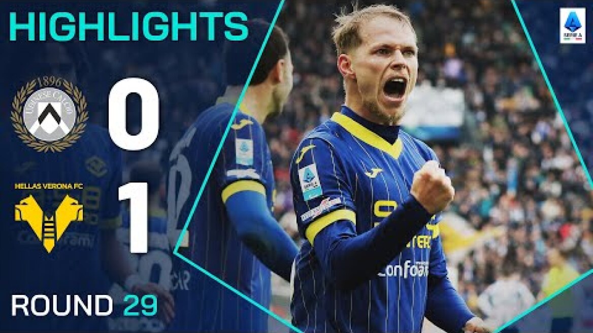 UDINESE-VERONA 0-1 | HIGHLIGHTS | Duda Winner Secures Three Points for Verona | Serie A 2024/25