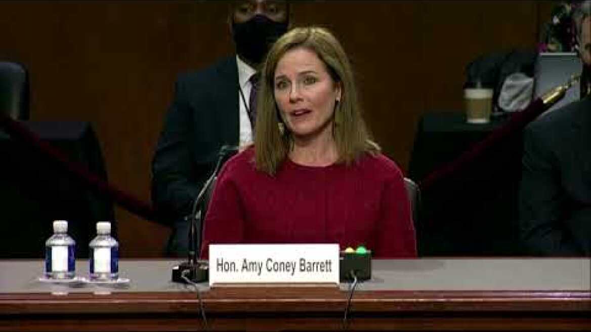 Amy Coney Barrett won't comment on gay marriage ruling