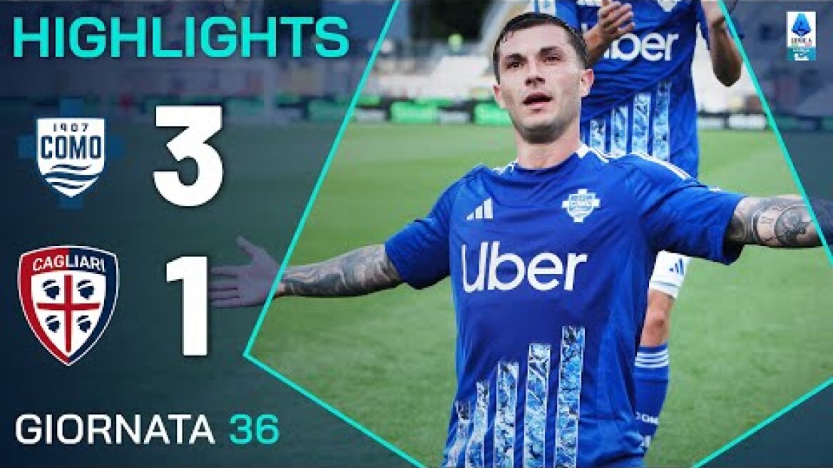 COMO-CAGLIARI 3-1 | HIGHLIGHTS | Como Take Sixth Consecutive Win! | Serie A 2024/25