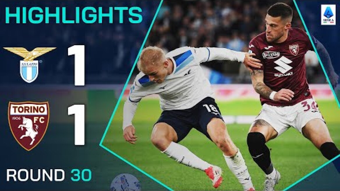 LAZIO-TORINO 1-1 | HIGHLIGHTS | Gineitis Rescues a Point for Torino | Serie A 2024/25