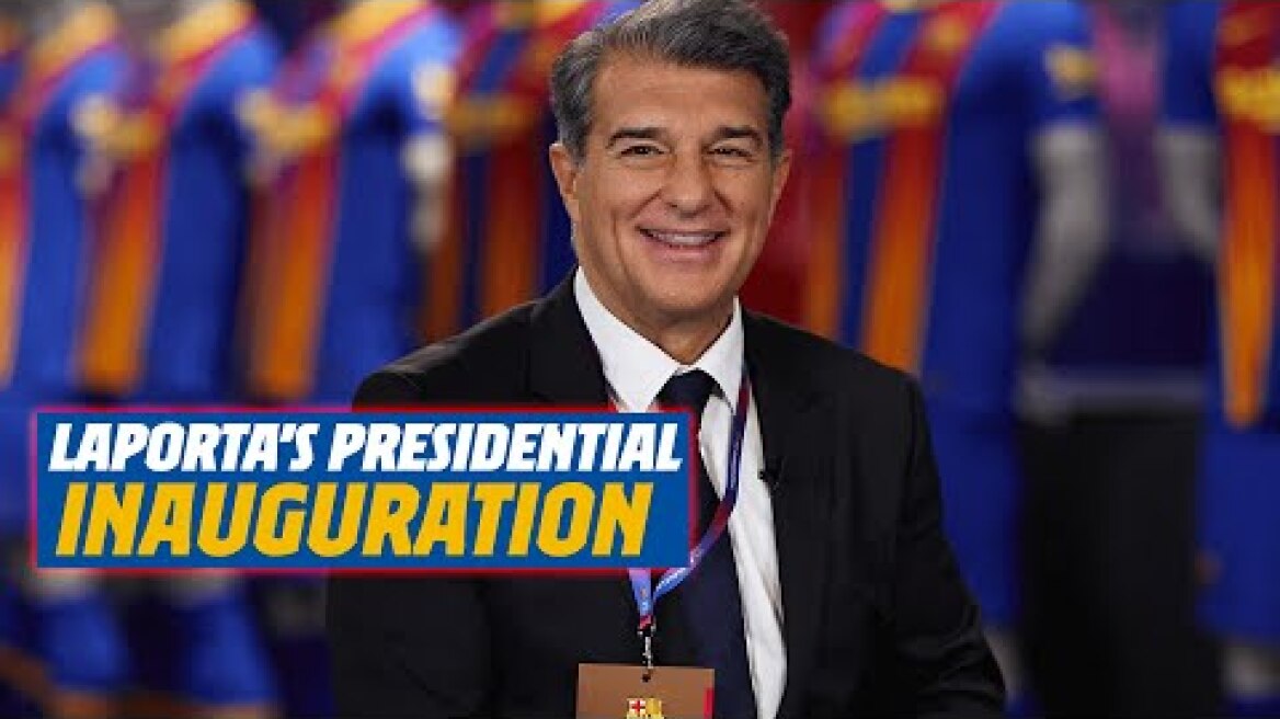 🆕 LAPORTA'S INAUGURATION SPEECH 🔥