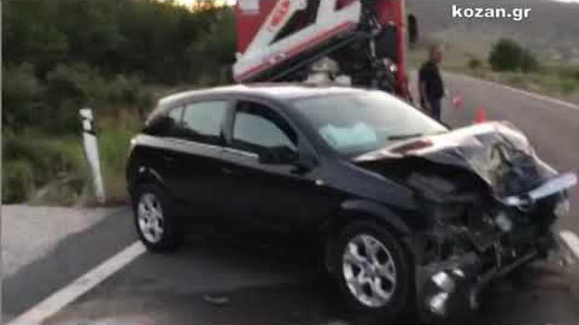 kozan.gr: Τροχαίο ατύχημα έξω από το Βατερό Κοζάνης