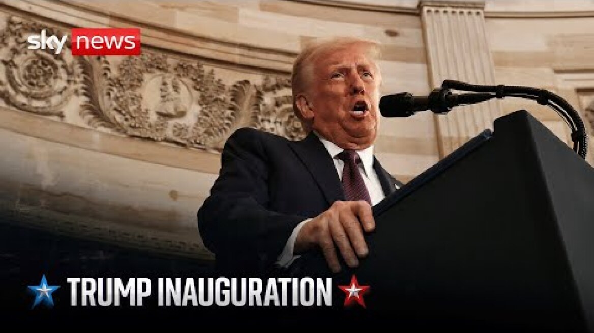 Donald Trump doesn't hold back in historic inauguration address - Watch full speech