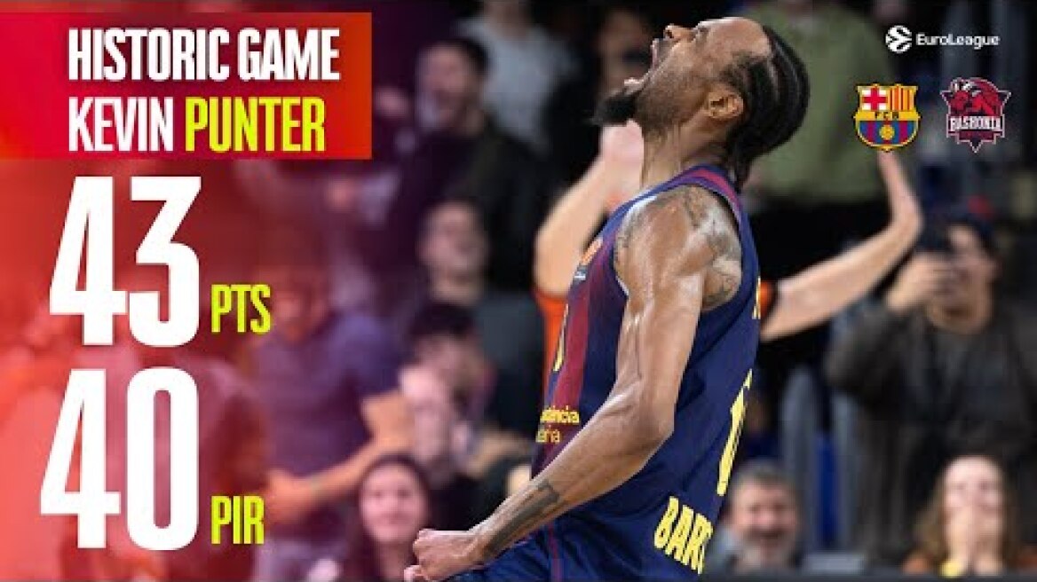 Kevin PUNTER SCORES from Everywhere | Career-high Performance vs Baskonia