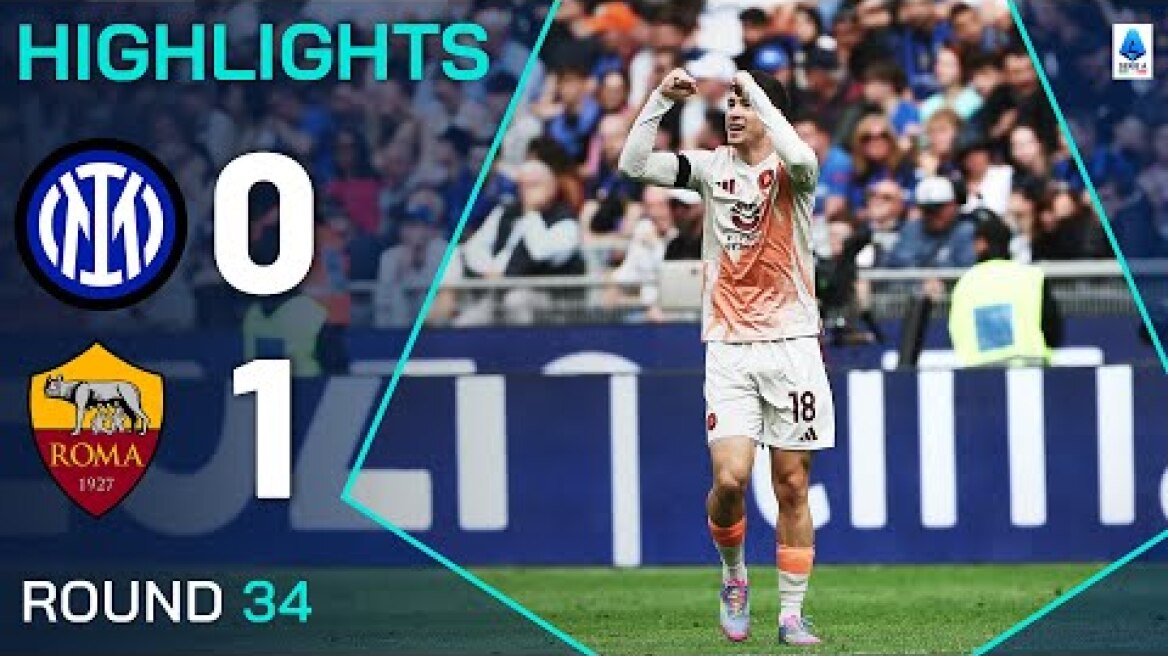 INTER-ROMA 0-1 | HIGHLIGHTS | Roma Go 18 Unbeaten With Win Over Inter | Serie A 2024/25