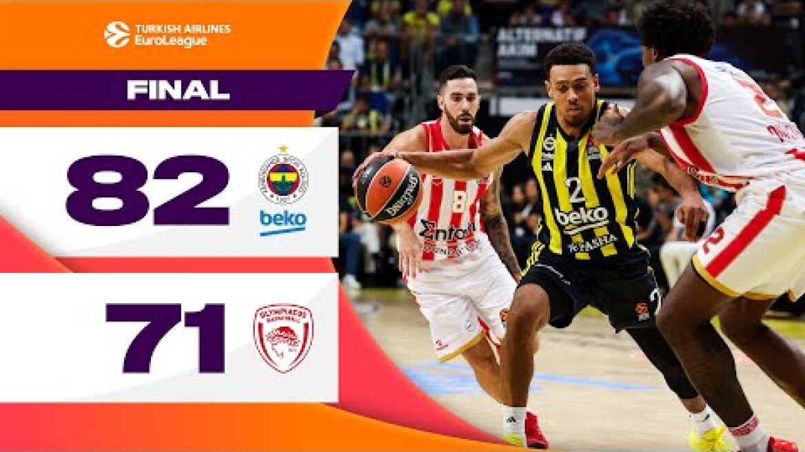 HARD-Fought win | Fenerbahce - Olympiacos | R1 Highlights 24-25 Turkish Airlines EuroLeague
