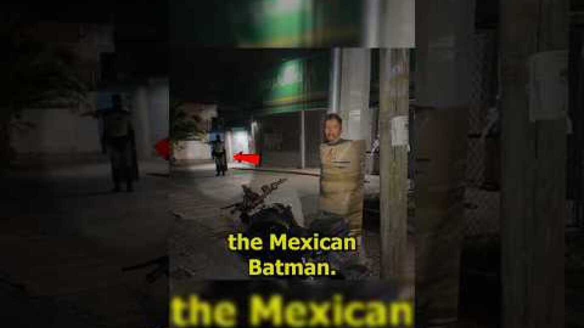 The Mysterious "Mexican Batman" Is Hunting Criminals at Night... 🦇😳
