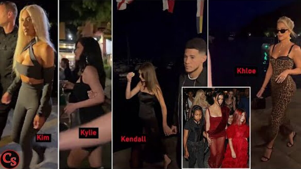 Kourtney Kardashian & Travis Heading Out For Dinner With Her Famous Family in Italy (Full Video)