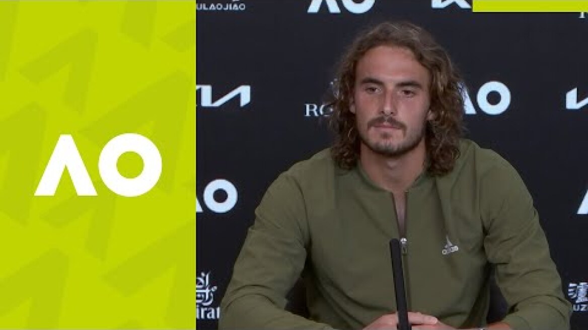Stefanos Tsitsipas: "Hope for better next time" press conference (SF) | Australian Open 2021