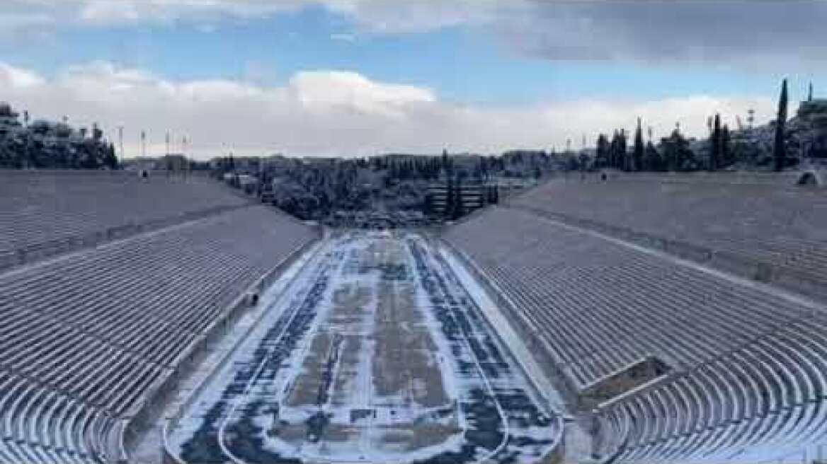Χιονισμένη Αθήνα