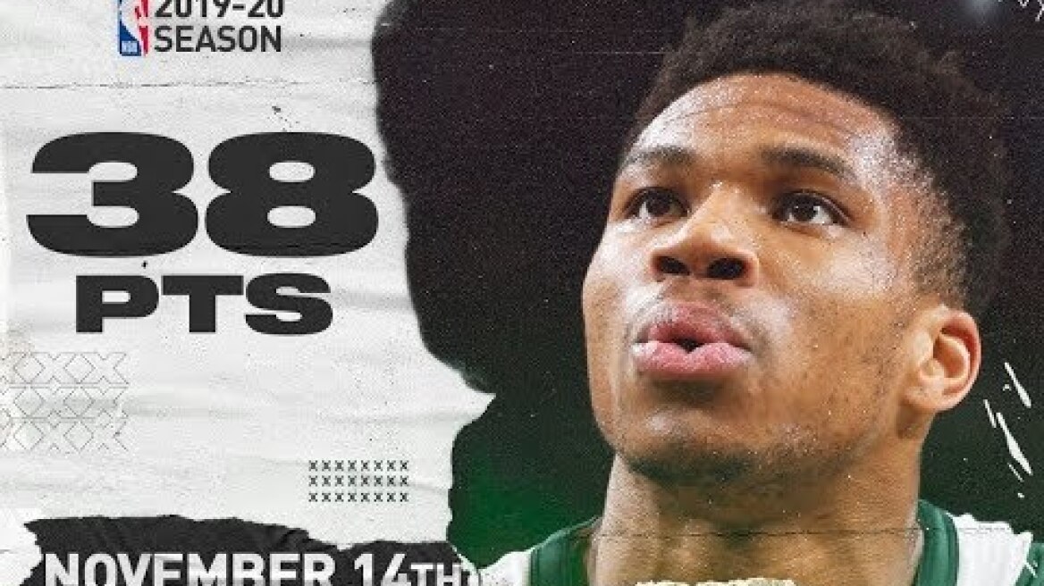 Giannis Antetokounmpo Full Highlights vs Bulls 2019 11 14   38 Pts, 4 Ast, 15 Reb!