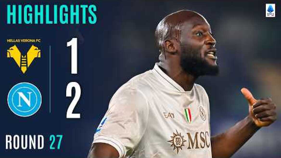 VERONA-NAPOLI 1-2 | HIGHLIGHTS | Lukaku Wins It on the Final Kick | SERIE A 2025/26