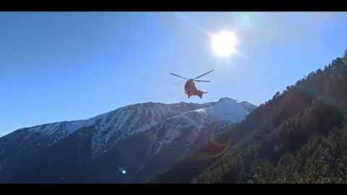 Επιχείρηση ανάσυρσης ορειβάτη στον Όλυμπο