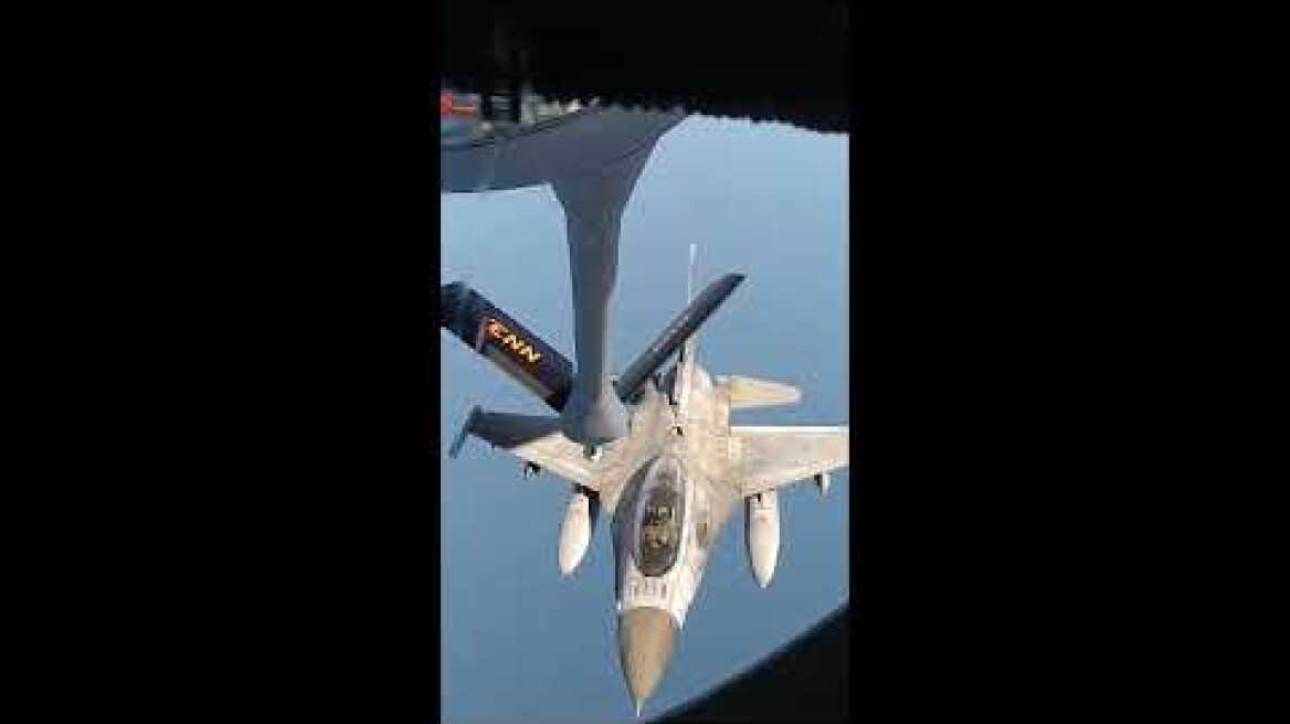 Συνεκπαίδευση Μαχητικών Αεροσκαφών της Πολεμικής Αεροπορίας με Αεροσκάφη AAR της USAF