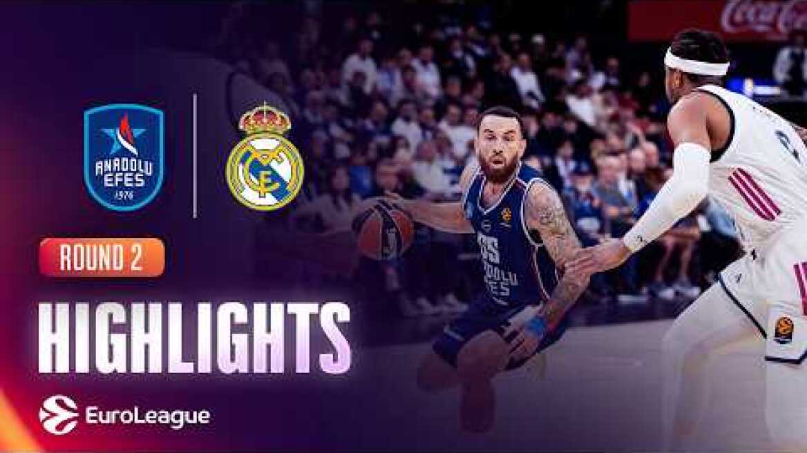 Anadolu Efes - Real Madrid | R2 BASKETBALL HIGHLIGHTS 2026-27
