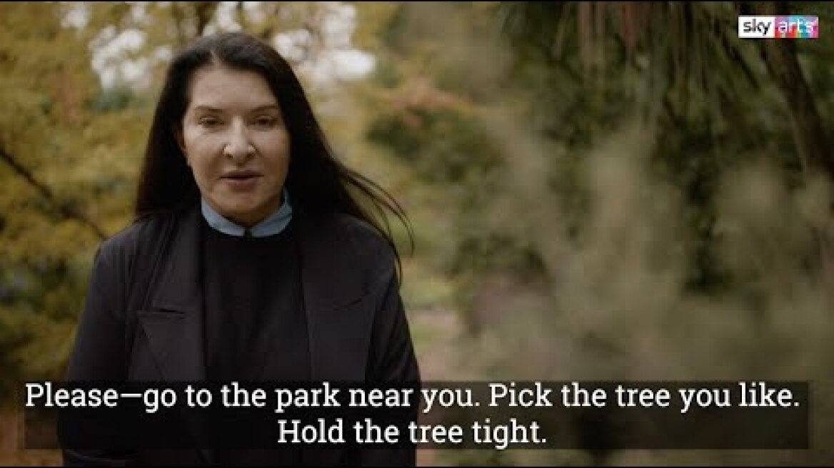 Marina Abramovic advises public to complain to a tree to help heal from 2020