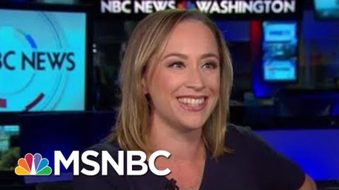 WATCH: Courtney Kube's Son Wanders On Set During Live Reporting | MSNBC
