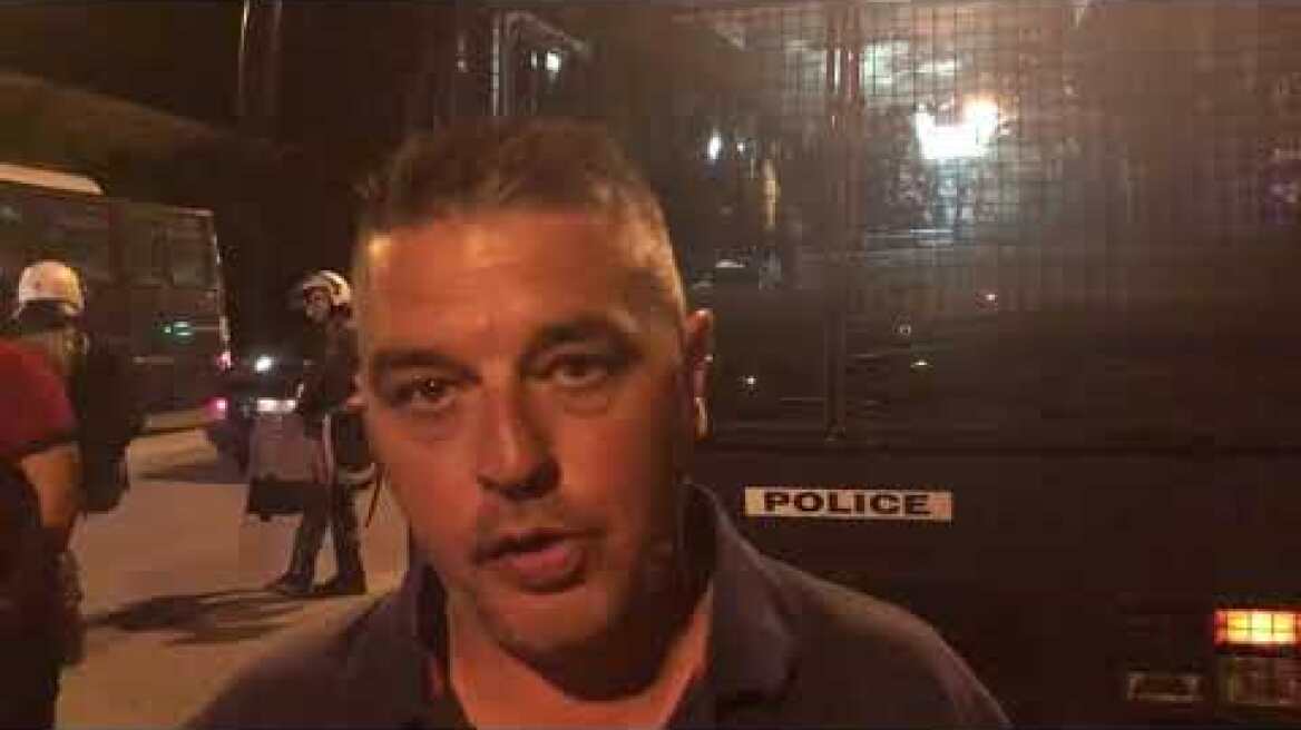 Thestival.gr Δημήτρης Παδιώτης για επίθεση σε ΜΑΤ