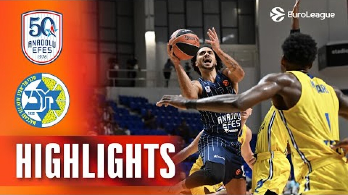 Difference-Maker Smits Steps Up When It Matters | Efes – Maccabi | R1 BASKETBALL HIGHLIGHTS 2025-26