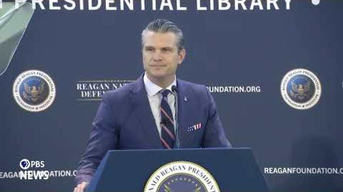 WATCH: Hegseth delivers keynote address at Reagan National Defense Forum