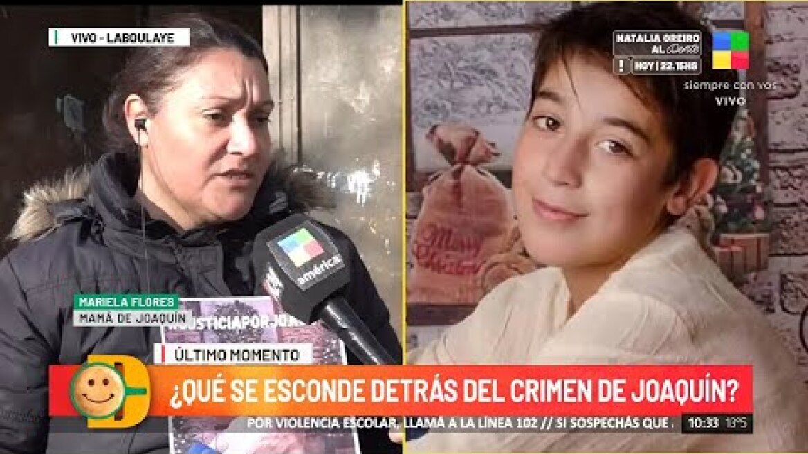 Exclusivo: habla la mamá de Joaquín Sperani