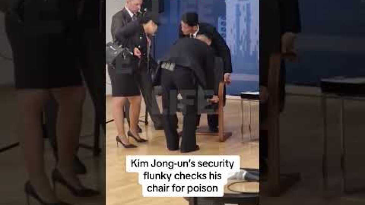 Kim Jong Un security check the best seat for him in Russia before meeting president Putin