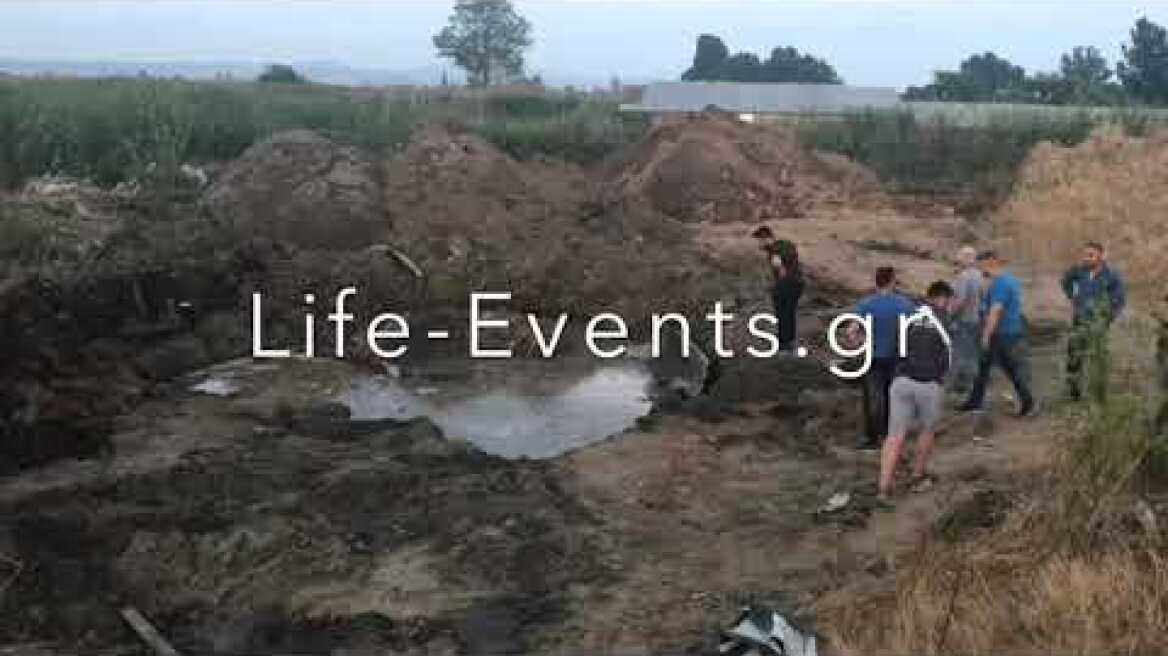 Το σημείο που βρέθηκε η σορός του Δημήτρη Γραικού