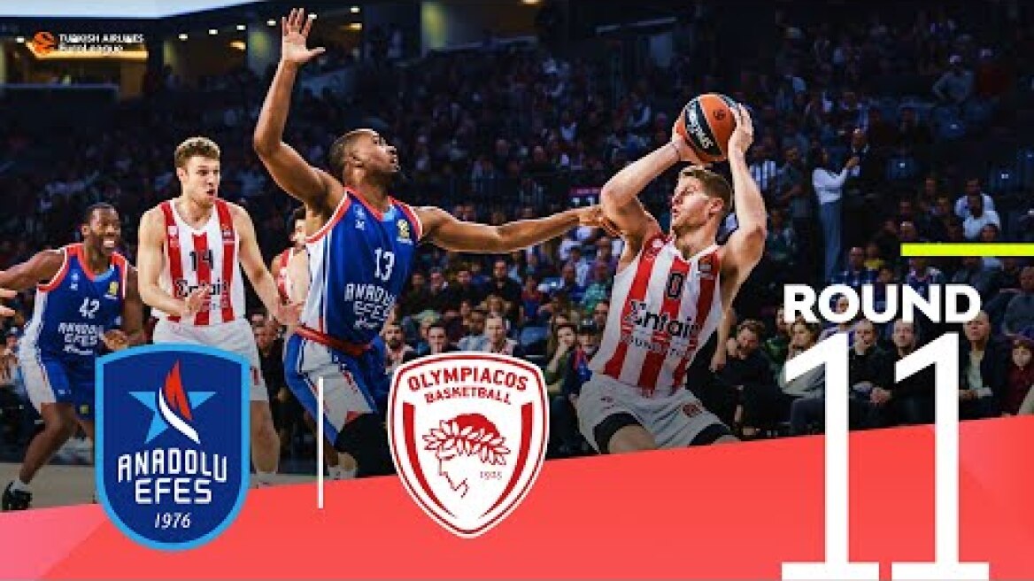 Clyburn, Micic lead Efes comeback! | Round 11, Highlights | Turkish Airlines EuroLeague