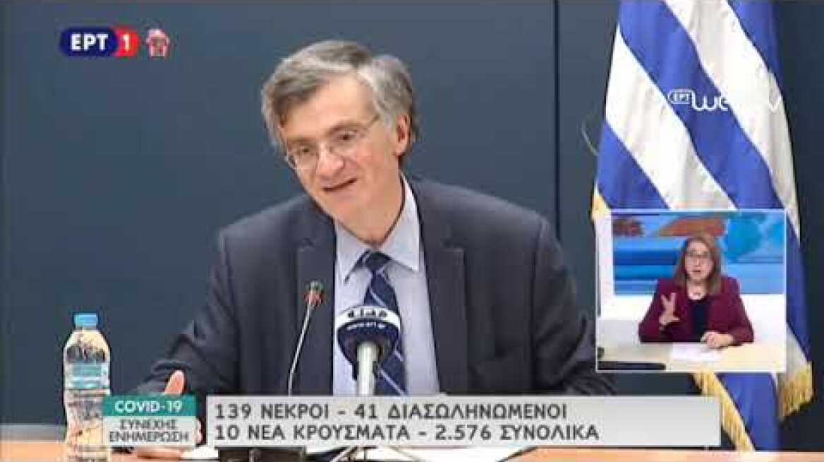 Ανακοινώσεις Τσιόδρα 29/04/2020
