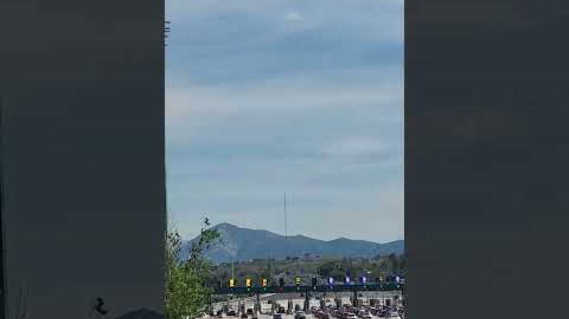 Κίνηση στο σταθμό διοδίων Αφιδνών