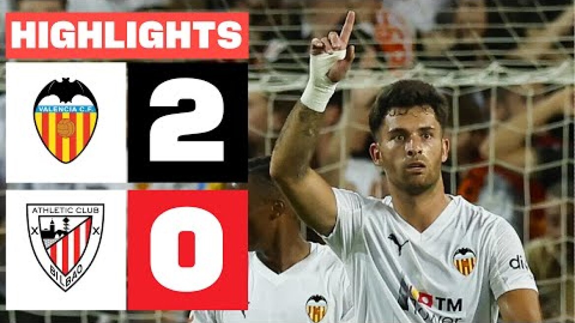 VALENCIA CF 2 - 0 ATHLETIC CLUB | RESUMEN LALIGA EA SPORTS