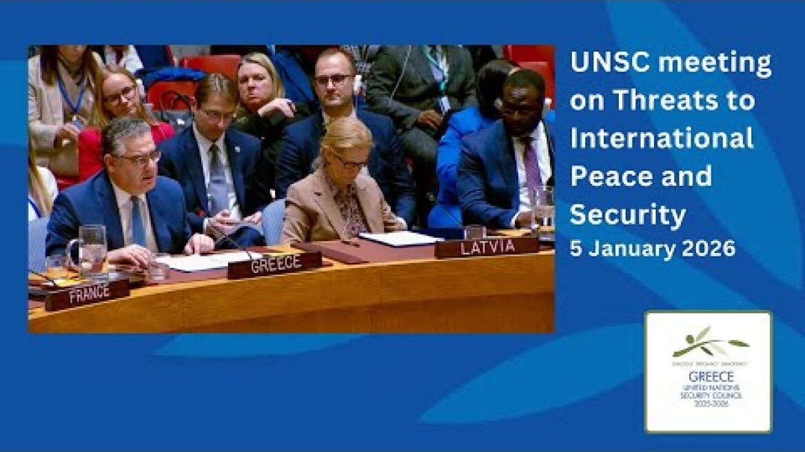 Statement of Greece at UNSC 10085th meeting on Threats to International Peace and Security